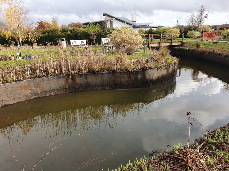 Watercourse maintenance at a commercial facility by Wyre Drainage