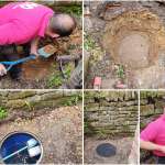 Drain installation by wyre drainage