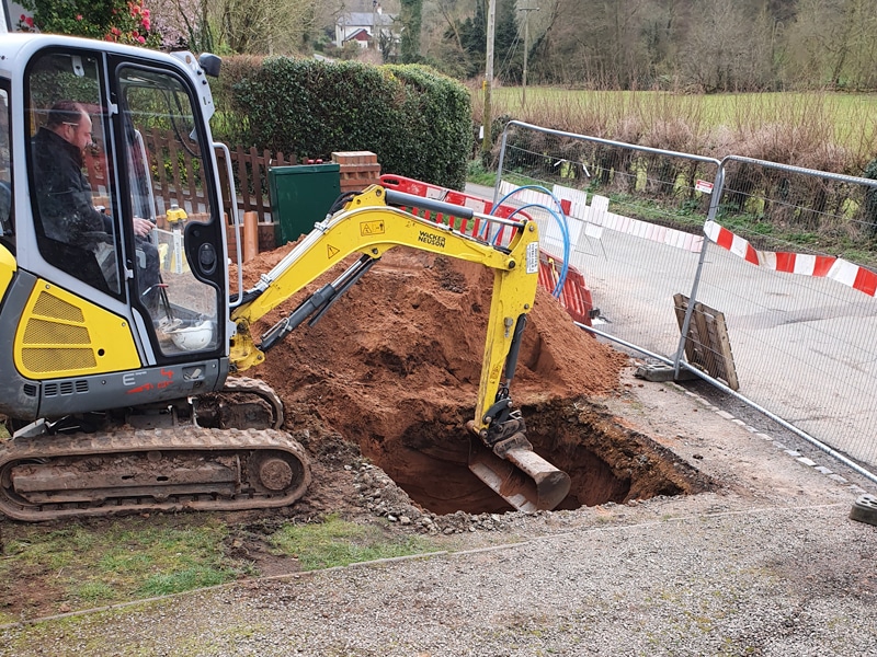 Sewage infrastructure by Wyre Drainage